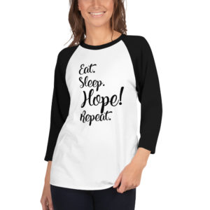 Hope! 3/4 sleeve shirt